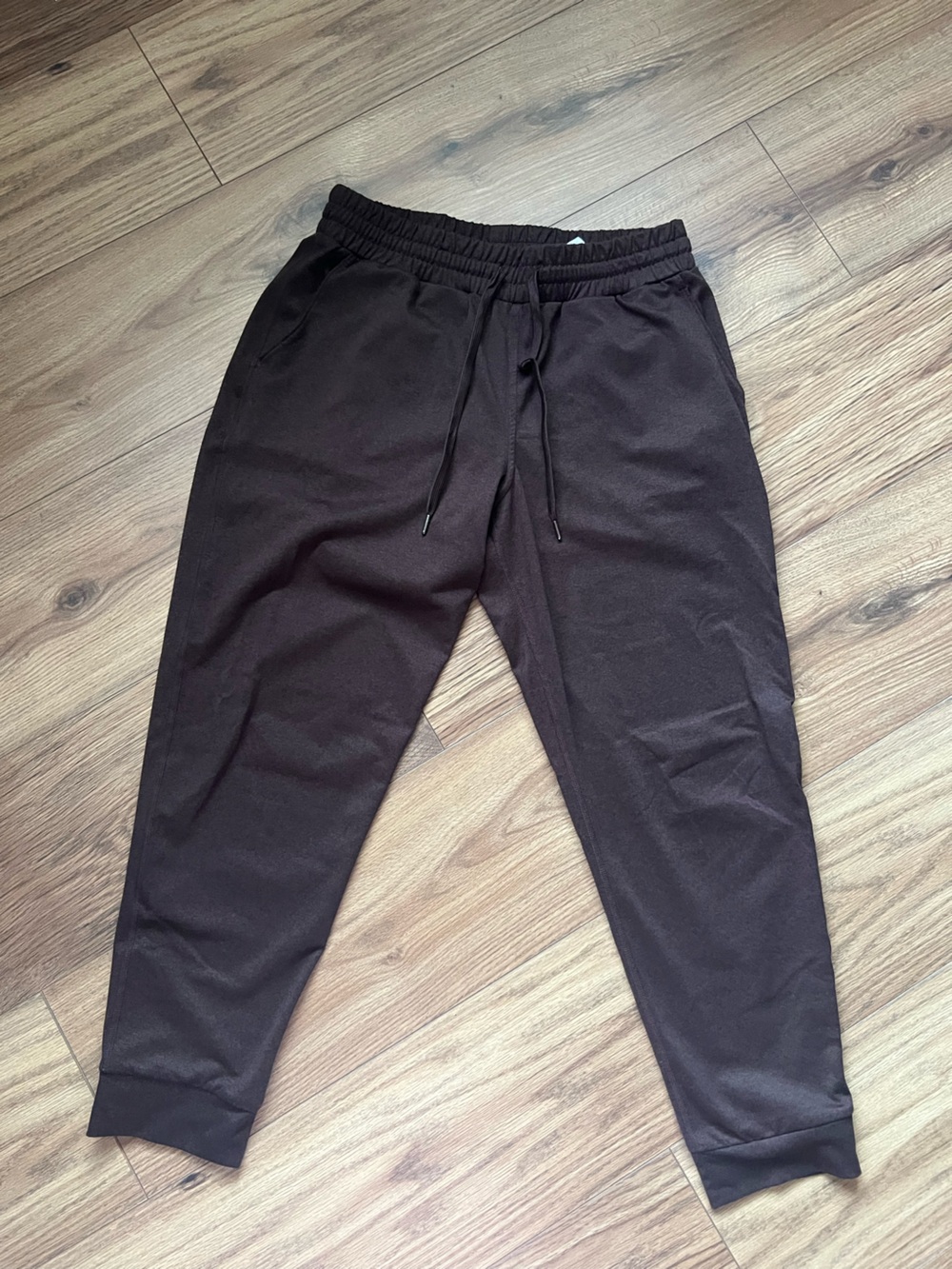 Quince Ultra-Stretch Performance Joggers Dark Espresso Brown Small